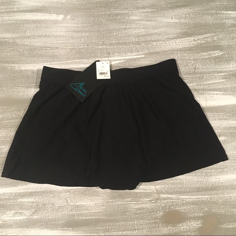 Black Skirted Bikini Bottom - Picture 2 of 2